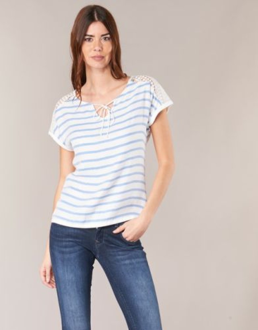 * Casual Attitude Quick Delivery Iyureol White / Blue | Women