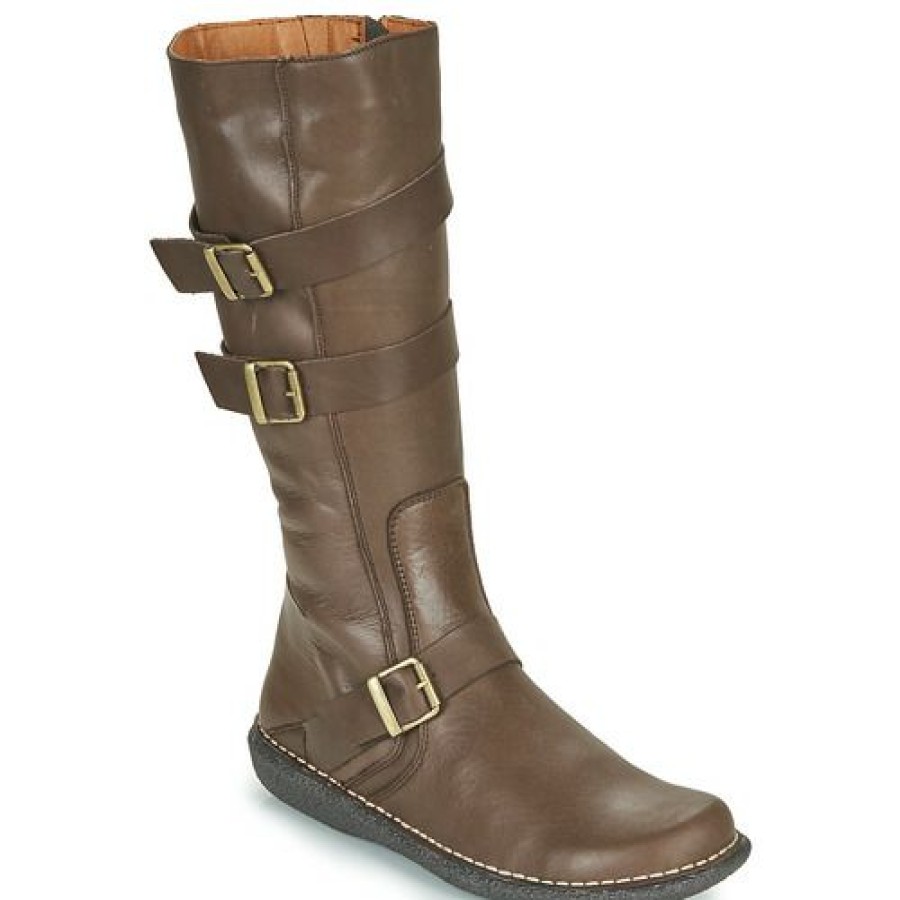 * Casual Attitude Unique Niboot Brown | Women